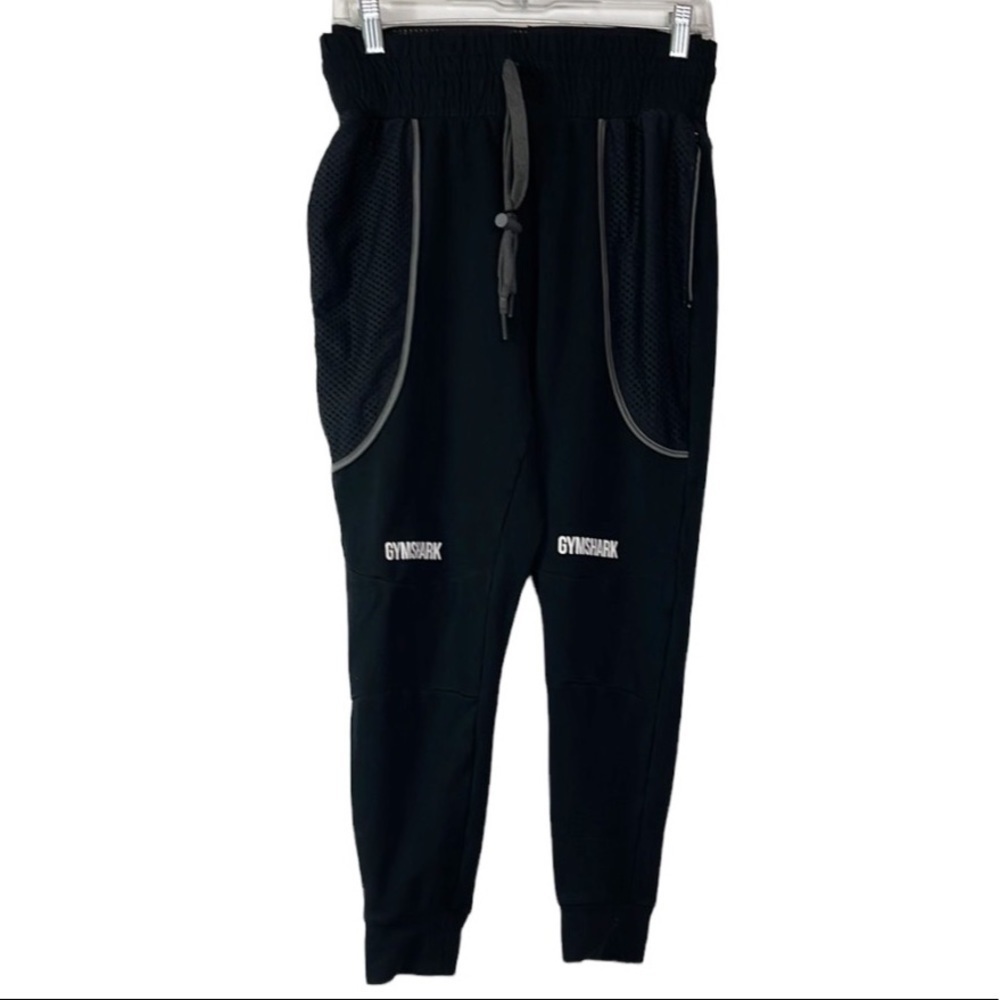 Gymshark Sweatpants Women's Size‎ S Black Heavyweight Cropped Inseam 22.5"